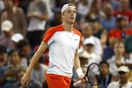 Denis Shapovalov at the 2022 US Open.